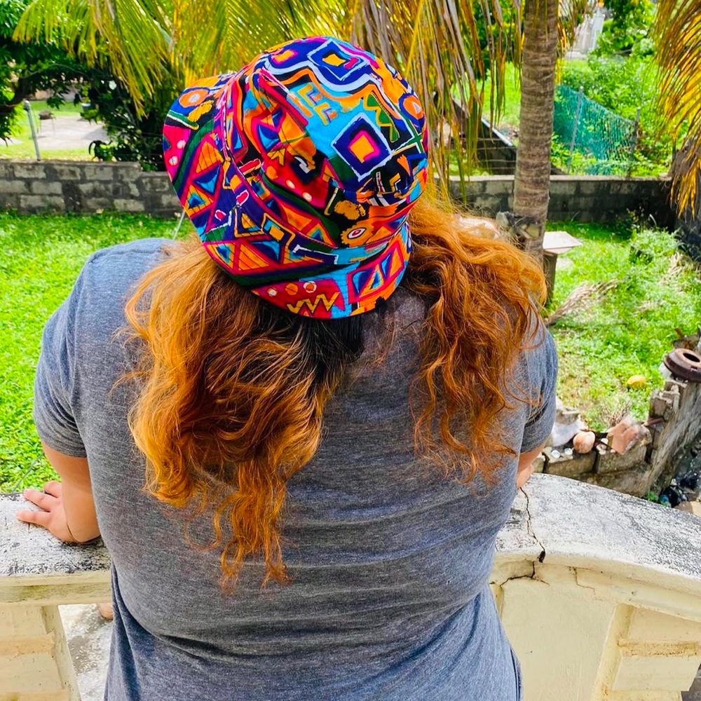 KBETHOS Abstract Colored Bucket Hat